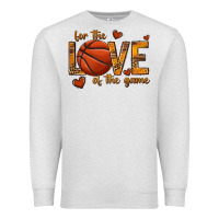 Oatmeal Heather for the love of the game basketball Premium Sweatshirt - texasbilliewilder