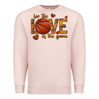 Pale Pink for the love of the game basketball Premium Sweatshirt - texasbilliewilder