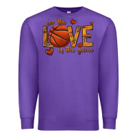 Purple for the love of the game basketball Premium Sweatshirt - texasbilliewilder