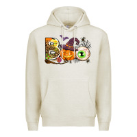 Oatmeal Heather boo Premium Hoodie - AdoDesignShop