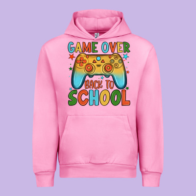 Game Over Back To School Urban Hoodie Designed By Jahusdesignshop