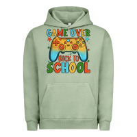 Pigment Oil Green game over back to school Urban Hoodie - JahusDesignShop