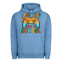 Pigment Pebble Blue game over back to school Urban Hoodie - JahusDesignShop