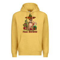 Antique Gold Chihuahua feliz navidad Premium Hoodie - JahusDesignShop