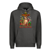 Charcoal Heather Chihuahua feliz navidad Premium Hoodie - JahusDesignShop