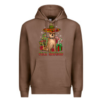 Chestnut Chihuahua feliz navidad Premium Hoodie - JahusDesignShop