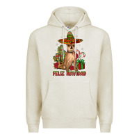 Oatmeal Heather Chihuahua feliz navidad Premium Hoodie - JahusDesignShop