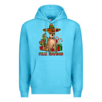 Ocean Blue Chihuahua feliz navidad Premium Hoodie - JahusDesignShop