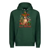 Sports Green Chihuahua feliz navidad Premium Hoodie - JahusDesignShop