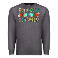Charcoal Heather school's out for summer Premium Sweatshirt - Zillion Design Studio