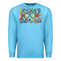 Ocean Blue school's out for summer Premium Sweatshirt - Zillion Design Studio