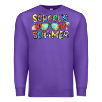 Purple school's out for summer Premium Sweatshirt - Zillion Design Studio