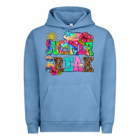 Pigment Pebble Blue summer break Urban Hoodie - AdoDesignShop