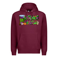 Burgundy witches brew Premium Hoodie - AdoDesignShop