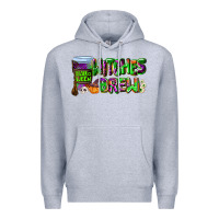 Heather Grey witches brew Premium Hoodie - AdoDesignShop