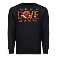 Black for the love of the game football Premium Sweatshirt - texasbilliewilder