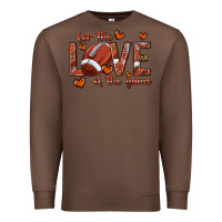 Chestnut for the love of the game football Premium Sweatshirt - texasbilliewilder