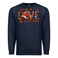 Navy for the love of the game football Premium Sweatshirt - texasbilliewilder