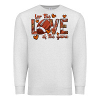Oatmeal Heather for the love of the game football Premium Sweatshirt - texasbilliewilder