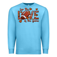 Ocean Blue for the love of the game football Premium Sweatshirt - texasbilliewilder