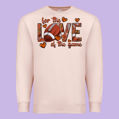 Premium Sweatshirt for the love of the game football