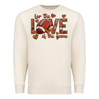 Sandshell for the love of the game football Premium Sweatshirt - texasbilliewilder