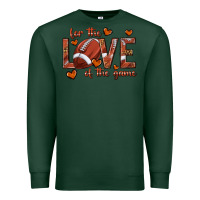 Sports Green for the love of the game football Premium Sweatshirt - texasbilliewilder