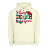 Pigment Pistachio resting beach face Urban Hoodie - AdoDesignShop