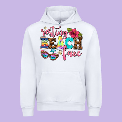 Resting Beach Face Urban Hoodie Designed By Adodesignshop
