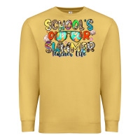Antique Gold school's out for summer teacher life Premium Sweatshirt - Zillion Design Studio