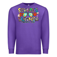 Purple school's out for summer teacher life Premium Sweatshirt - Zillion Design Studio