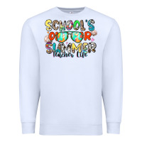 White school's out for summer teacher life Premium Sweatshirt - Zillion Design Studio