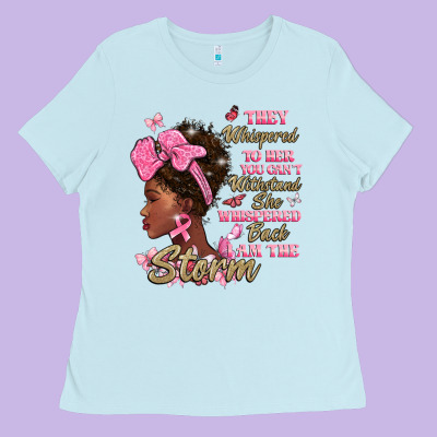 They Whispered To Hear You Cant Withstand The Stor Ladies Tee Designed By Barkaloodesign