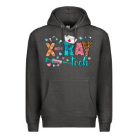 Charcoal Heather x ray tech Premium Hoodie - BundleAndBundleShop