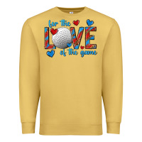 Antique Gold for the love of the game hockey Premium Sweatshirt - texasbilliewilder