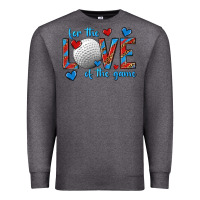 Charcoal Heather for the love of the game hockey Premium Sweatshirt - texasbilliewilder