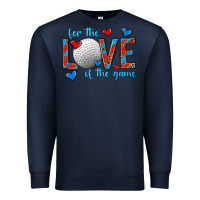 Navy for the love of the game hockey Premium Sweatshirt - texasbilliewilder