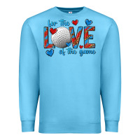Ocean Blue for the love of the game hockey Premium Sweatshirt - texasbilliewilder