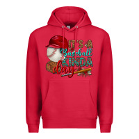 Cardinal it's a baseball kinda day Premium Hoodie - BundleAndBundleShop