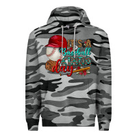 Slate Camo it's a baseball kinda day Premium Hoodie - BundleAndBundleShop