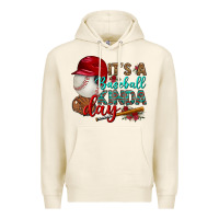 Tofu it's a baseball kinda day Premium Hoodie - BundleAndBundleShop