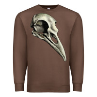 Chestnut Raven Skull Premium Sweatshirt - RanaPortraitStore