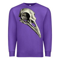 Purple Raven Skull Premium Sweatshirt - RanaPortraitStore