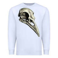 White Raven Skull Premium Sweatshirt - RanaPortraitStore