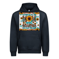 Navy god gifted me two titles mom and grandma and i rock them both Urban Hoodie - JahusDesignShop