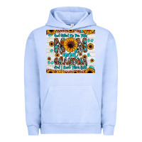 Pigment Grape Ice god gifted me two titles mom and grandma and i rock them both Urban Hoodie - JahusDesignShop
