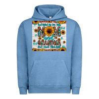 Pigment Pebble Blue god gifted me two titles mom and grandma and i rock them both Urban Hoodie - JahusDesignShop