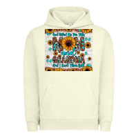 Pigment Pistachio god gifted me two titles mom and grandma and i rock them both Urban Hoodie - JahusDesignShop