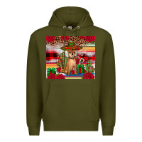 Army Green Chihuahua Christmas Premium Hoodie - JahusDesignShop