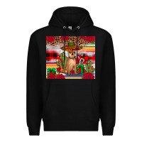 Black Chihuahua Christmas Premium Hoodie - JahusDesignShop